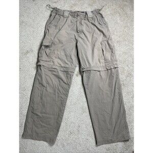Sonoma Lifestyle Men 34x28.5 Convertible Cargo Pants Zip Off Shorts Khaki Hiking